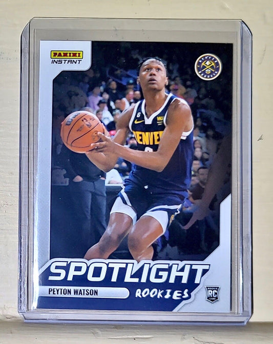 Peyton Watson 2022-23 Panini NBA #30 Spotlight Rookies Card 1/965