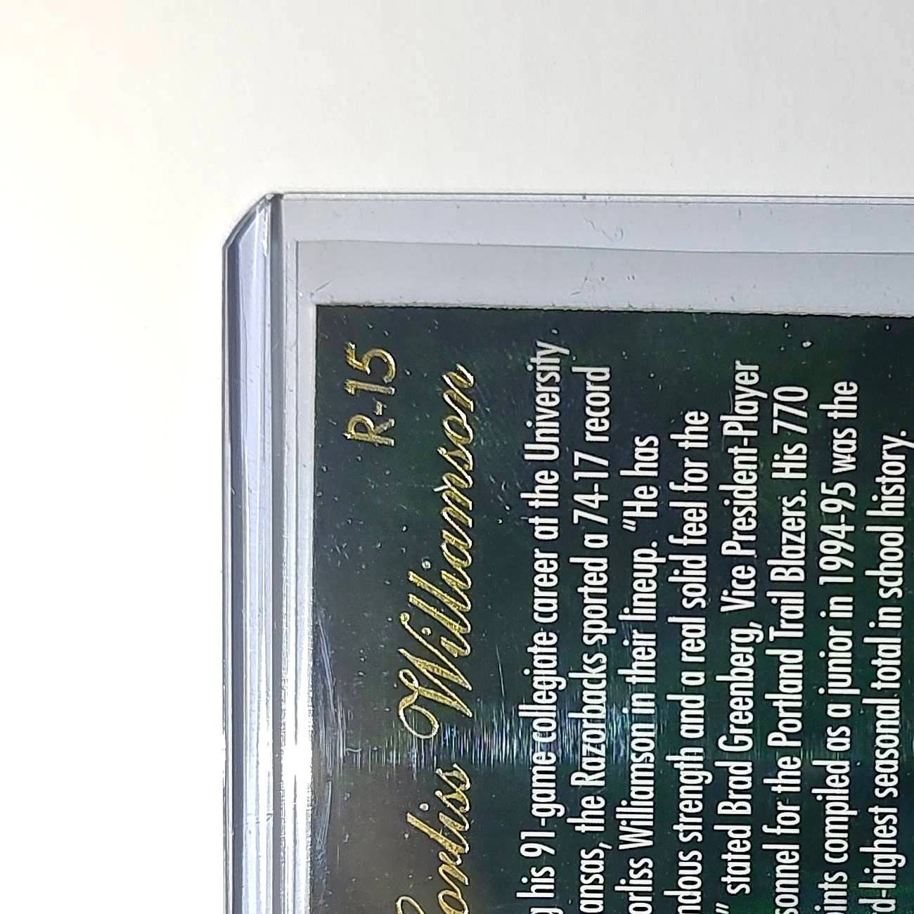 Corliss Williamson Rookie 1995-96 Flair NBA #R-15 Class of '95