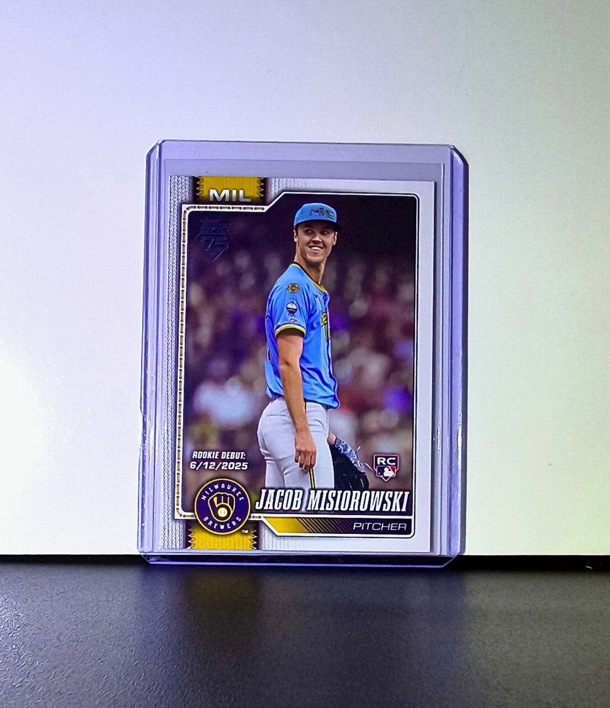 Jacob Misiorowski Rookie 2026 Topps Update MLB #US136 Card Milwaukee Brewers