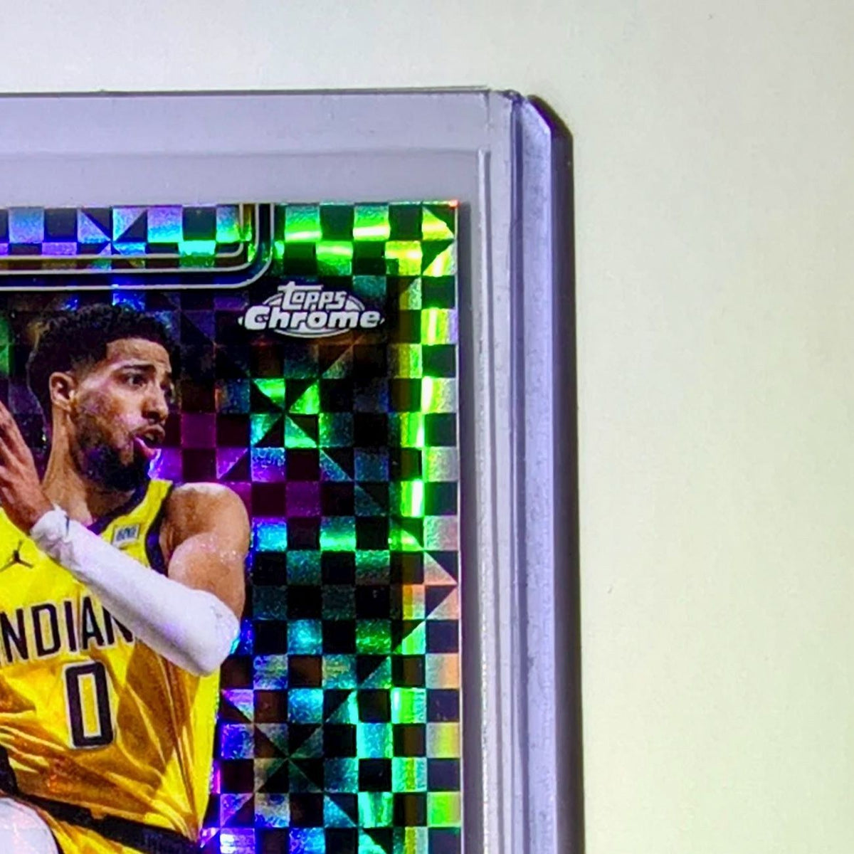 Tyrese Haliburton 2025-26 NBA Topps Chrome Update X-Fractor #18 Card Pacers