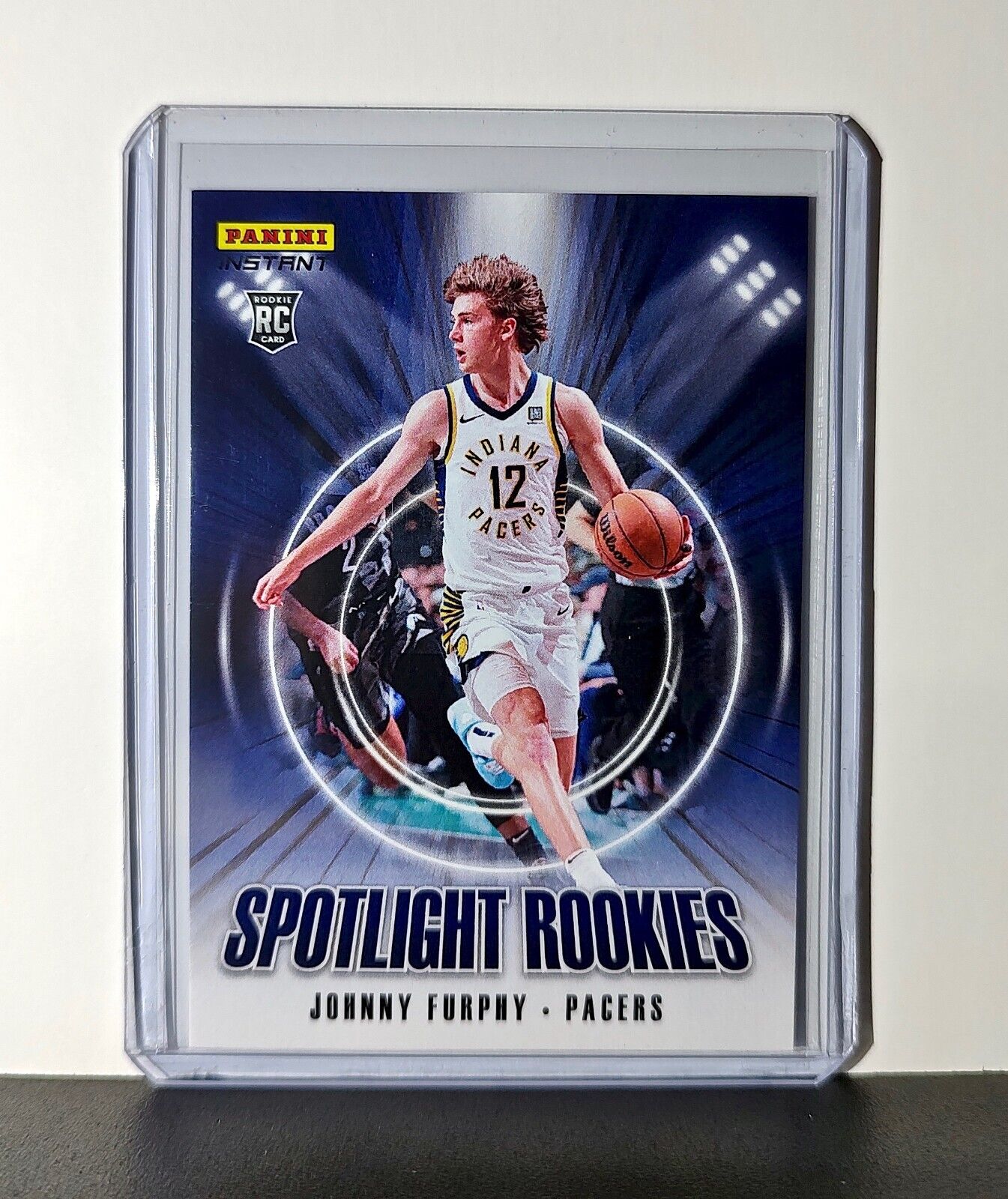 Johnny Furphy Rookie 2024-25 Panini Spotlight Rookies NBA #34 Pacers 1 of 170