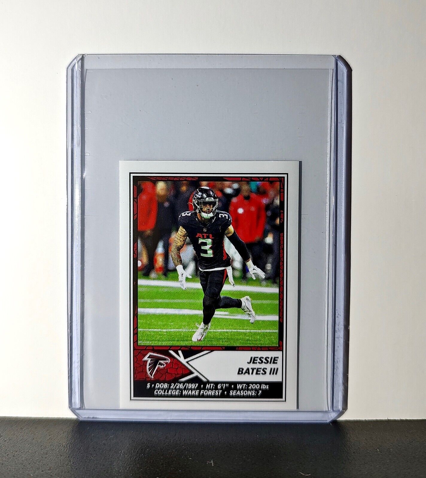 Jessie Bates III 2024 Panini NFL Sticker #438 Atlanta Falcons