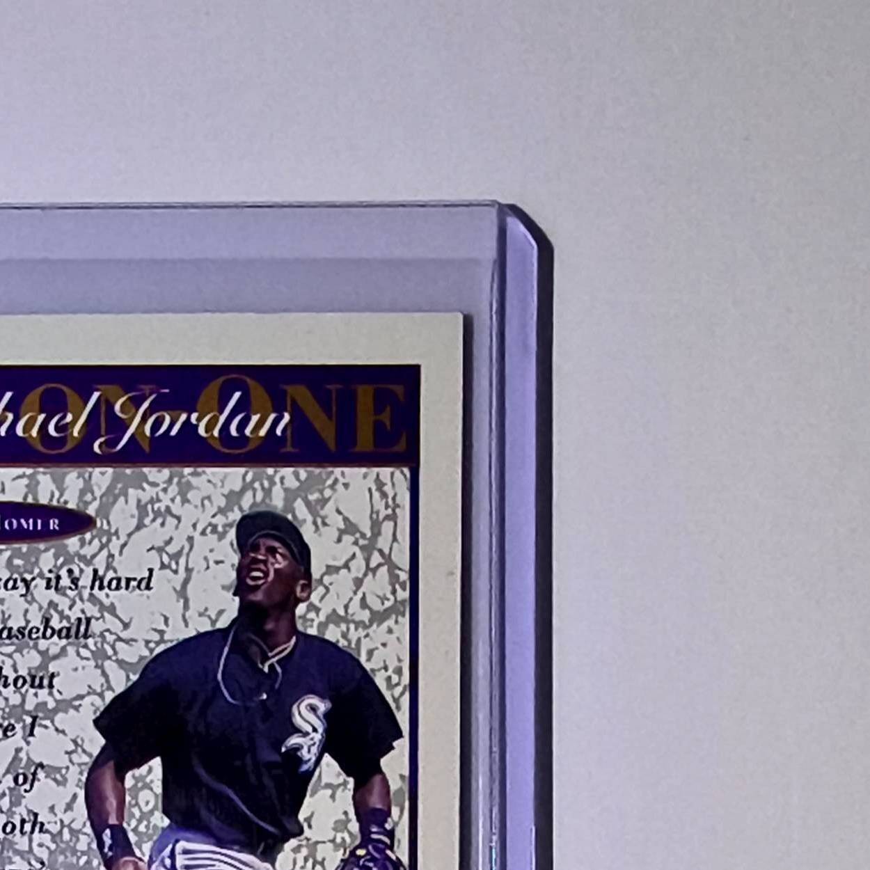 Michael Jordan 1995 Upper Deck Minors One on One #8 Card MLB Retirement