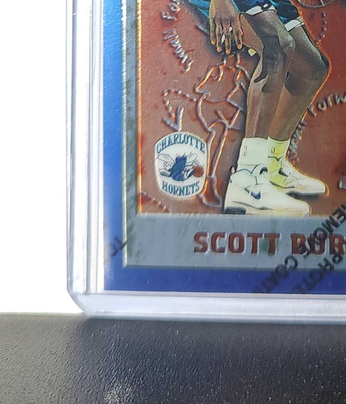 Scott Burrell 1995-96 Topps Finest NBA #218 Card Hornets