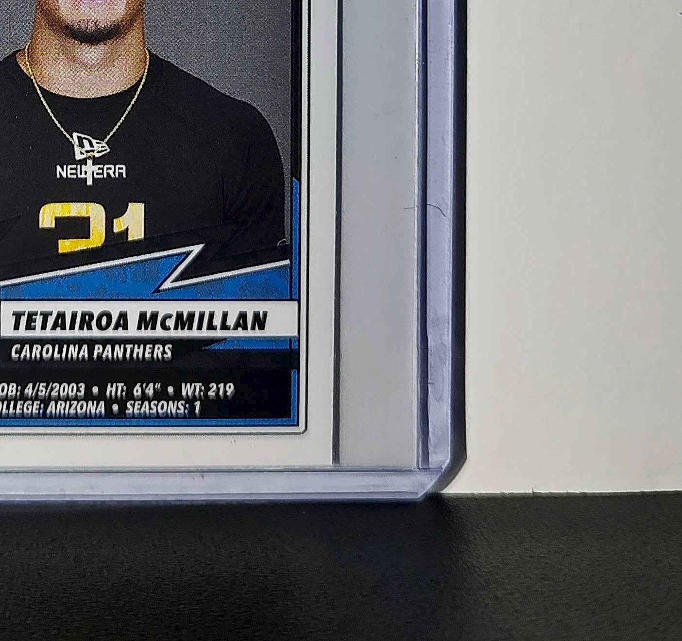 Tetairoa McMillan Rookie 2025 Panini NFL #448 Sticker Panthers