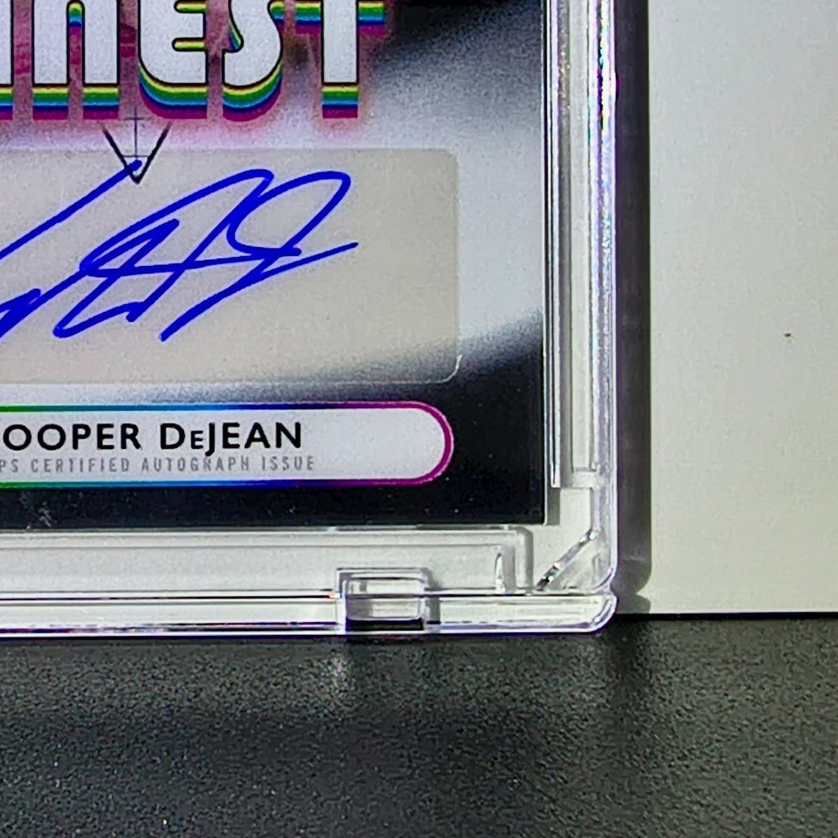 Cooper DeJean 2025 NFL Topps Finest Autograph #FA-CDJ Card Philadelphia Eagles