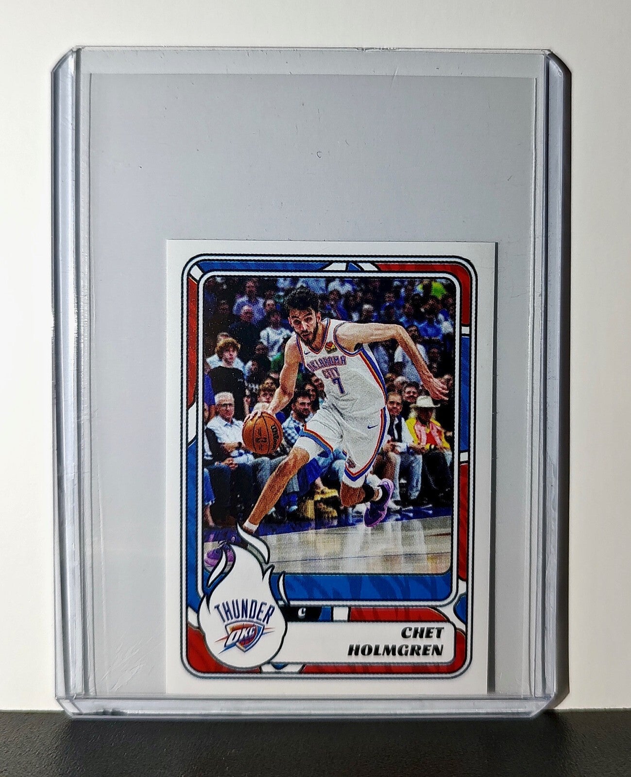 Chet Holmgren 2024-25 Panini NBA #412 Sticker Card Oklahoma City Thunder