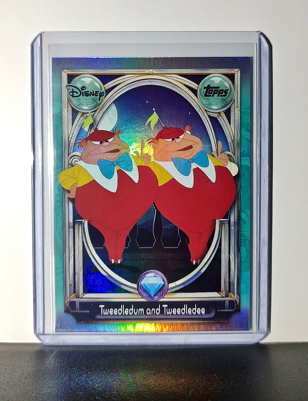 Tweedledum and Tweedledee 2025 Topps Disney #116 Diamond Alice in Wonderland