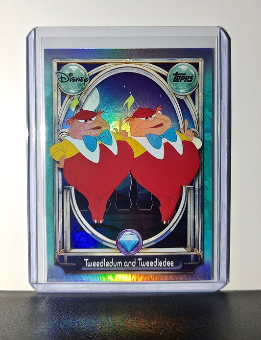 Tweedledum and Tweedledee 2025 Topps Disney #116 Diamond Alice in Wonderland