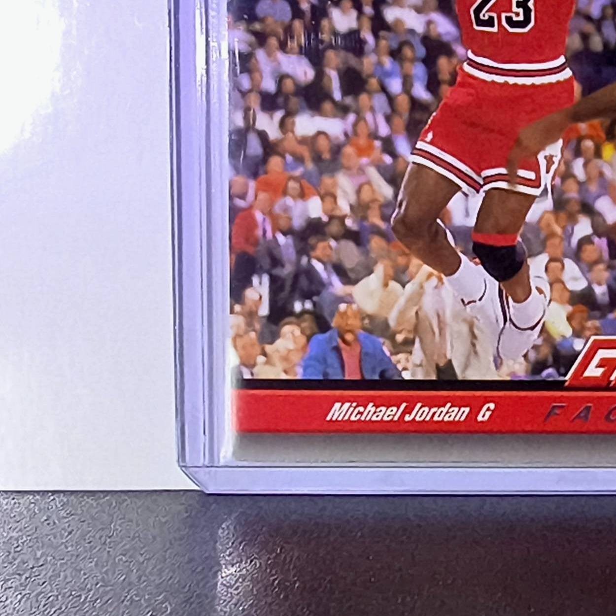 Michael Jordan 1992-93 Upper Deck Game Faces #488 Basketball Card Chicago Bulls