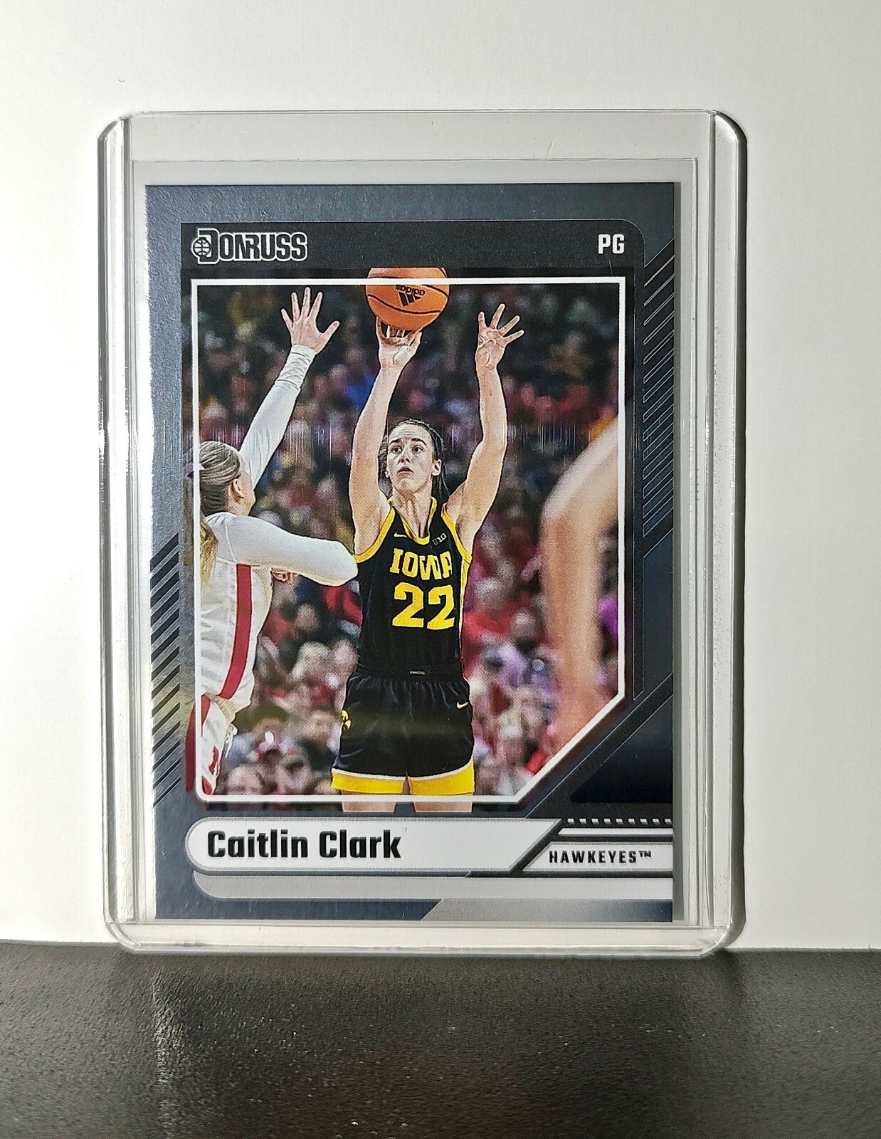 Caitlin Clark 2024 Silver Foil Panini Donruss #9 Basketball Card Iowa Hawkeyes