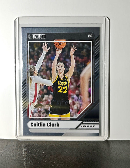 Caitlin Clark 2024 Silver Foil Panini Donruss #9 Basketball Card Iowa Hawkeyes