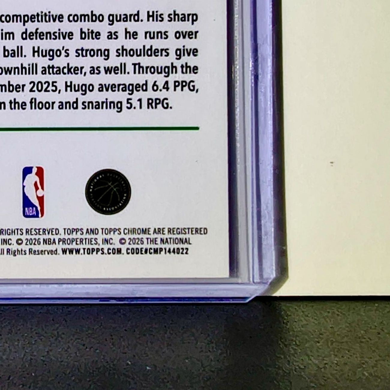 Hugo González Rookie 2025-26 NBA Topps Chrome Update #178 Card Boston Celtics