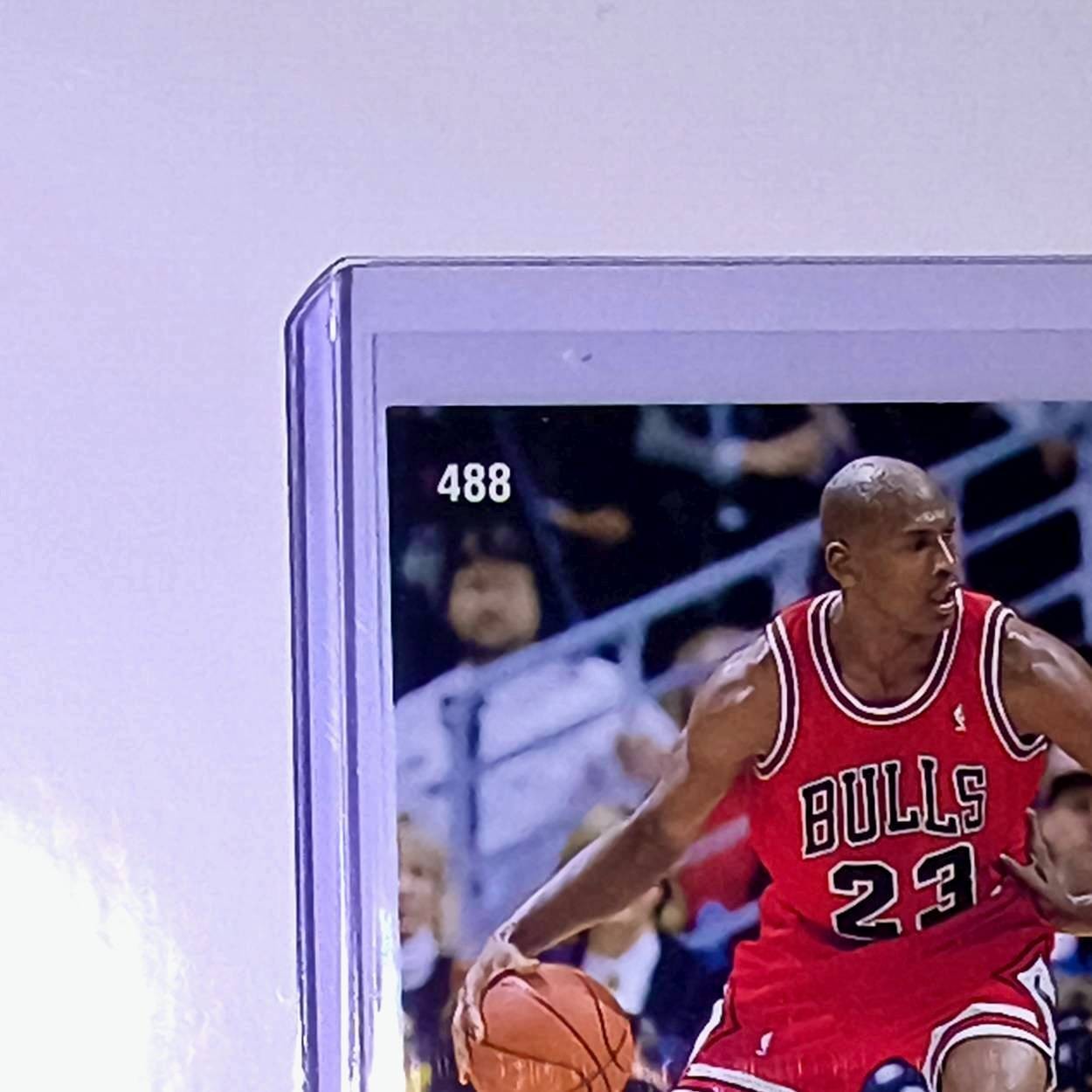 Michael Jordan 1992-93 Upper Deck Game Faces #488 Basketball Card Chicago Bulls