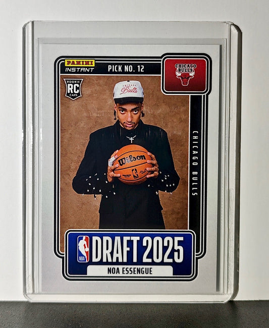 Noa Essengue Rookie 2025-26 Panini NBA #12 Draft Night Card Chicago Bulls