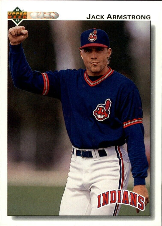 Jack Armstrong 1992 Upper Deck MLB #789 Baseball Card Cleveland Indians