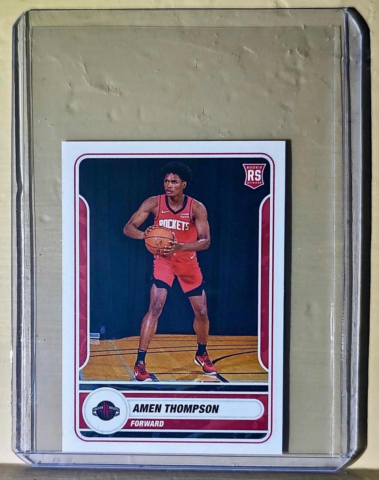 2023-24 Amen Thompson Panini NBA Basketball #337 Sticker Houston Rockets