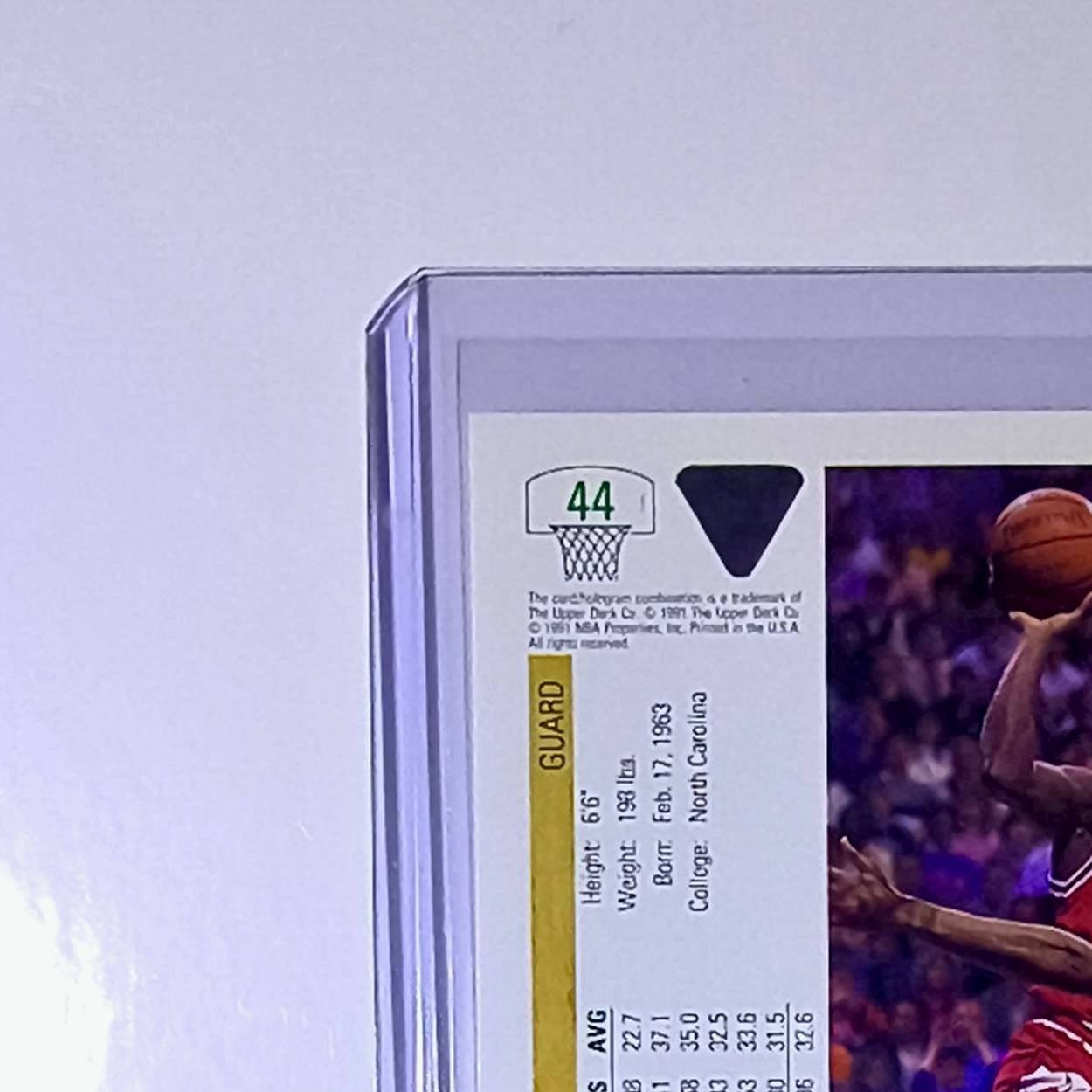 Michael Jordan 1991-92 Upper Deck #44 Basketball Card Chicago Bulls