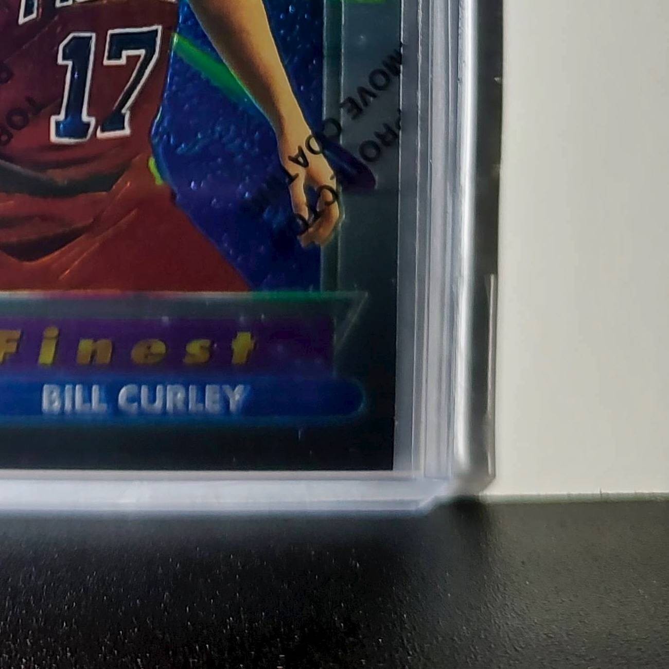 Bill Curley Rookie 1994-95 Topps Finest #267 Basketball Card