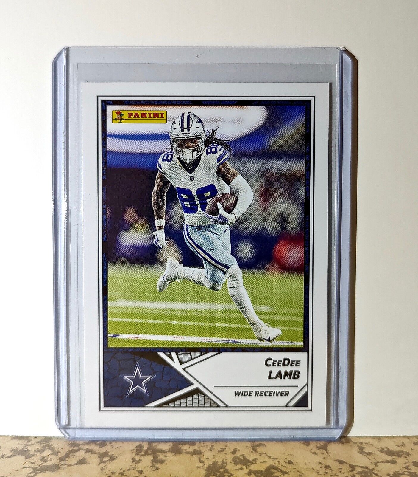 CeeDee Lamb 2024 Panini NFL #50 Sticker Card Dallas Cowboys