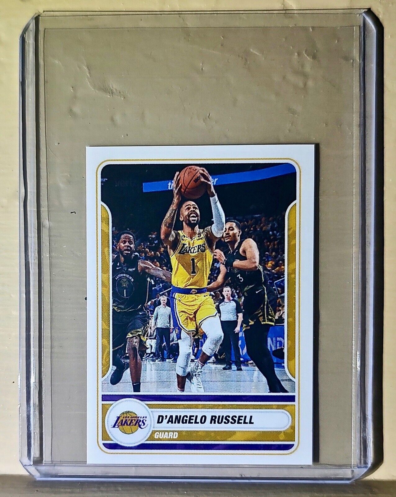 2023-24 D'Angelo Russell Panini NBA Basketball #368 Sticker Los Angeles Lakers