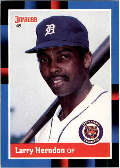 1988 Larry Herndon Donruss Baseball Card #353