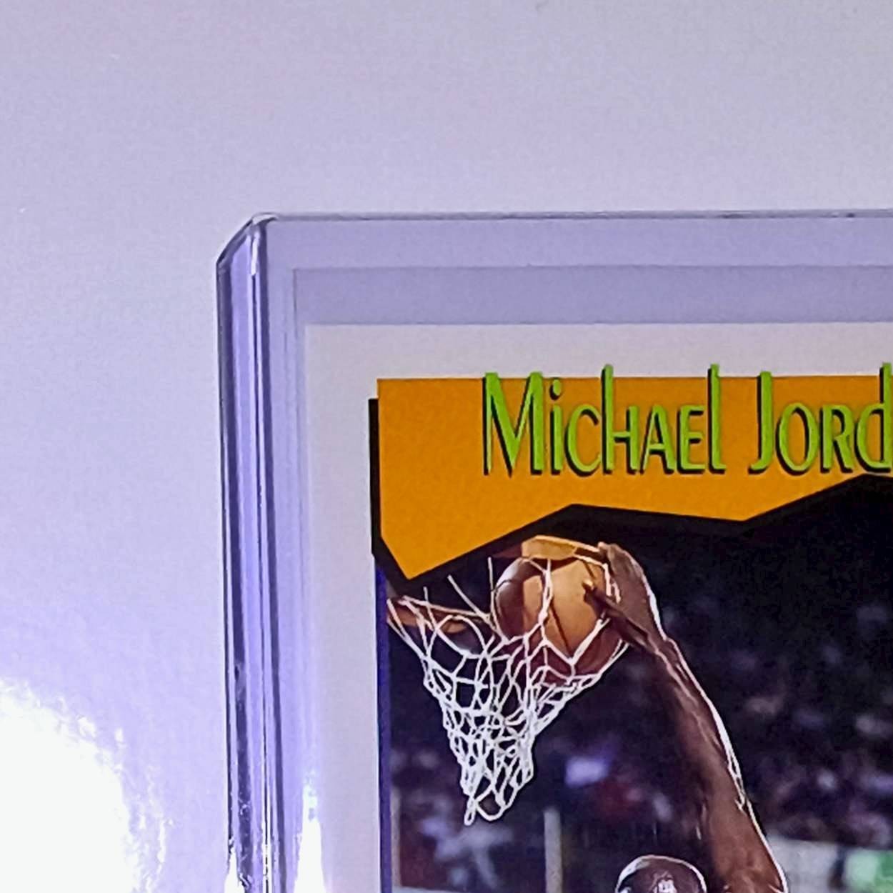 Michael Jordan 1991-92 NBA Hoops #536 All-Time Active Leader Card Chicago Bulls