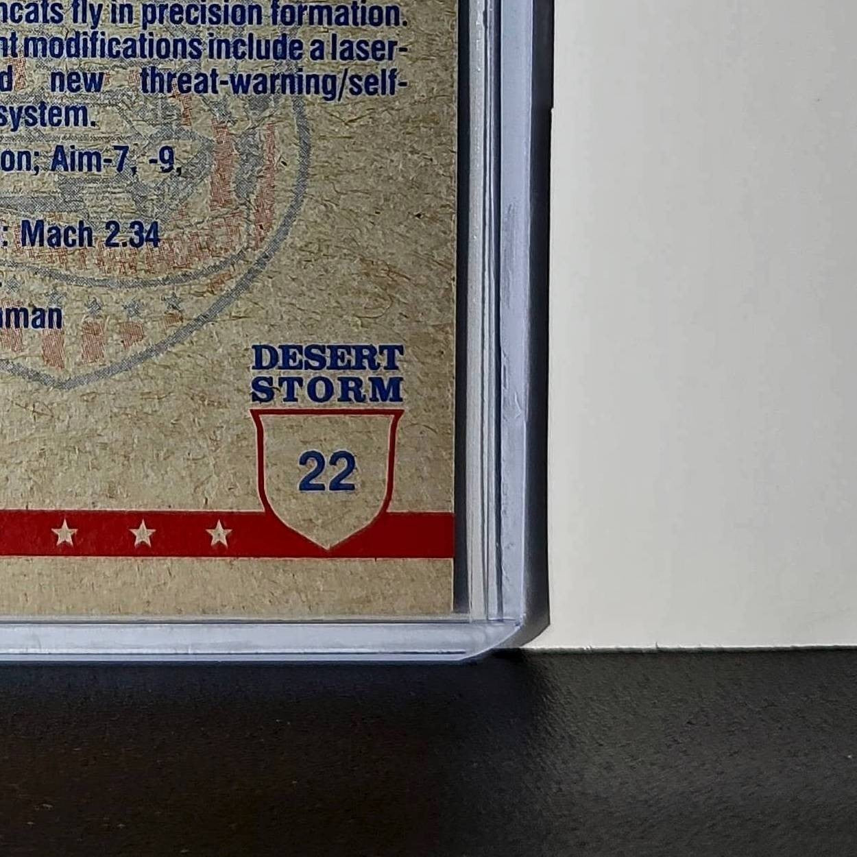 F-14 Flies in Formation 1991 Topps Desert Storm #22 Card