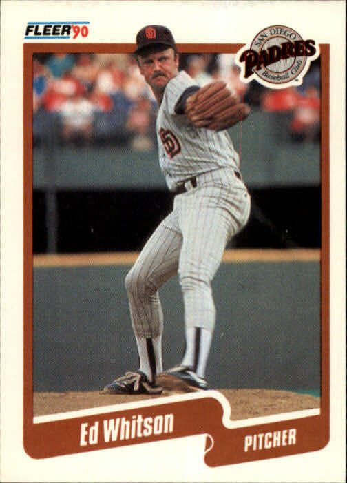 1990 Ed Whitson Fleer Baseball Card #171