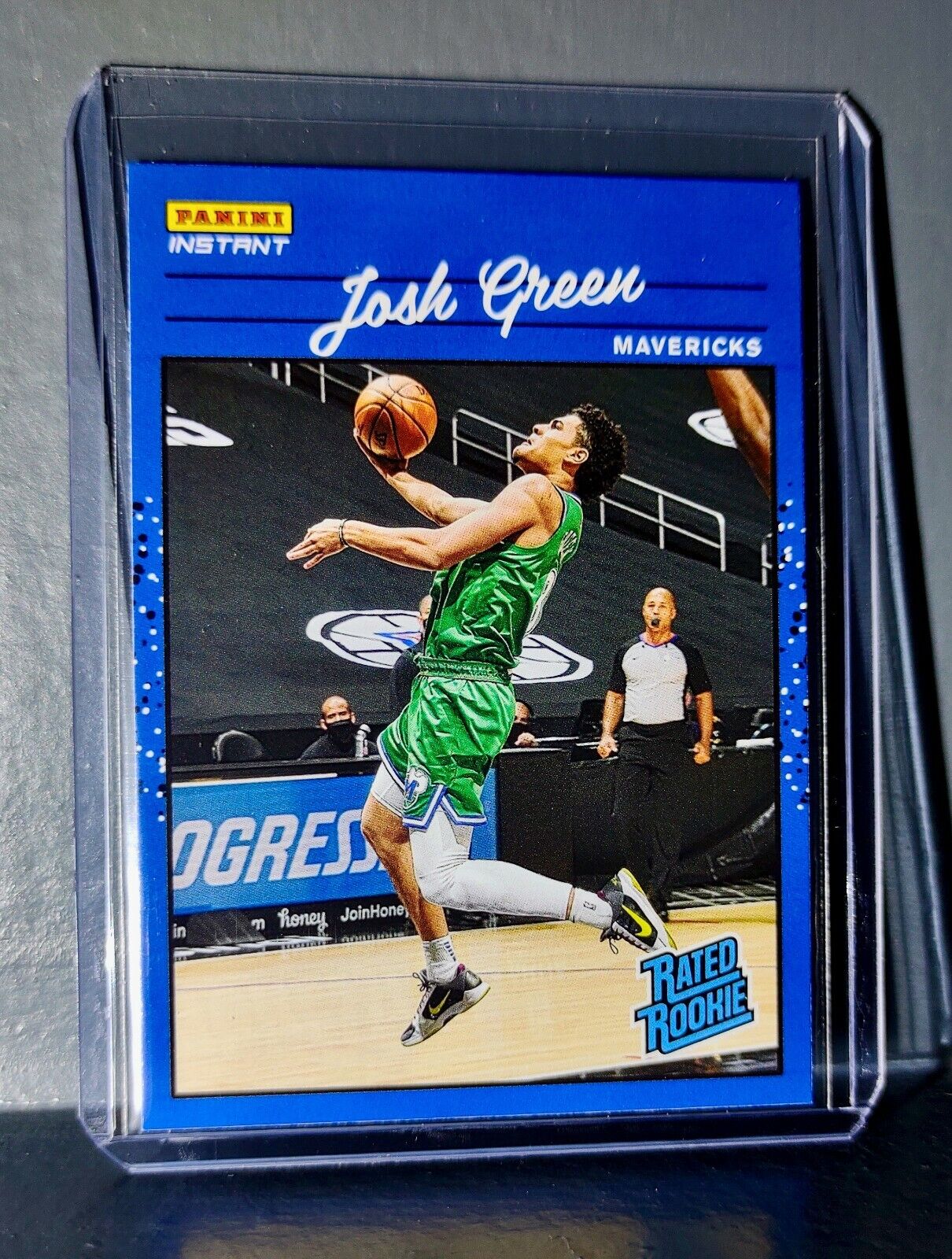 Josh Green 2020-2021 Panini NBA Instant #18 Rated Rookie Retro Card 1/3558