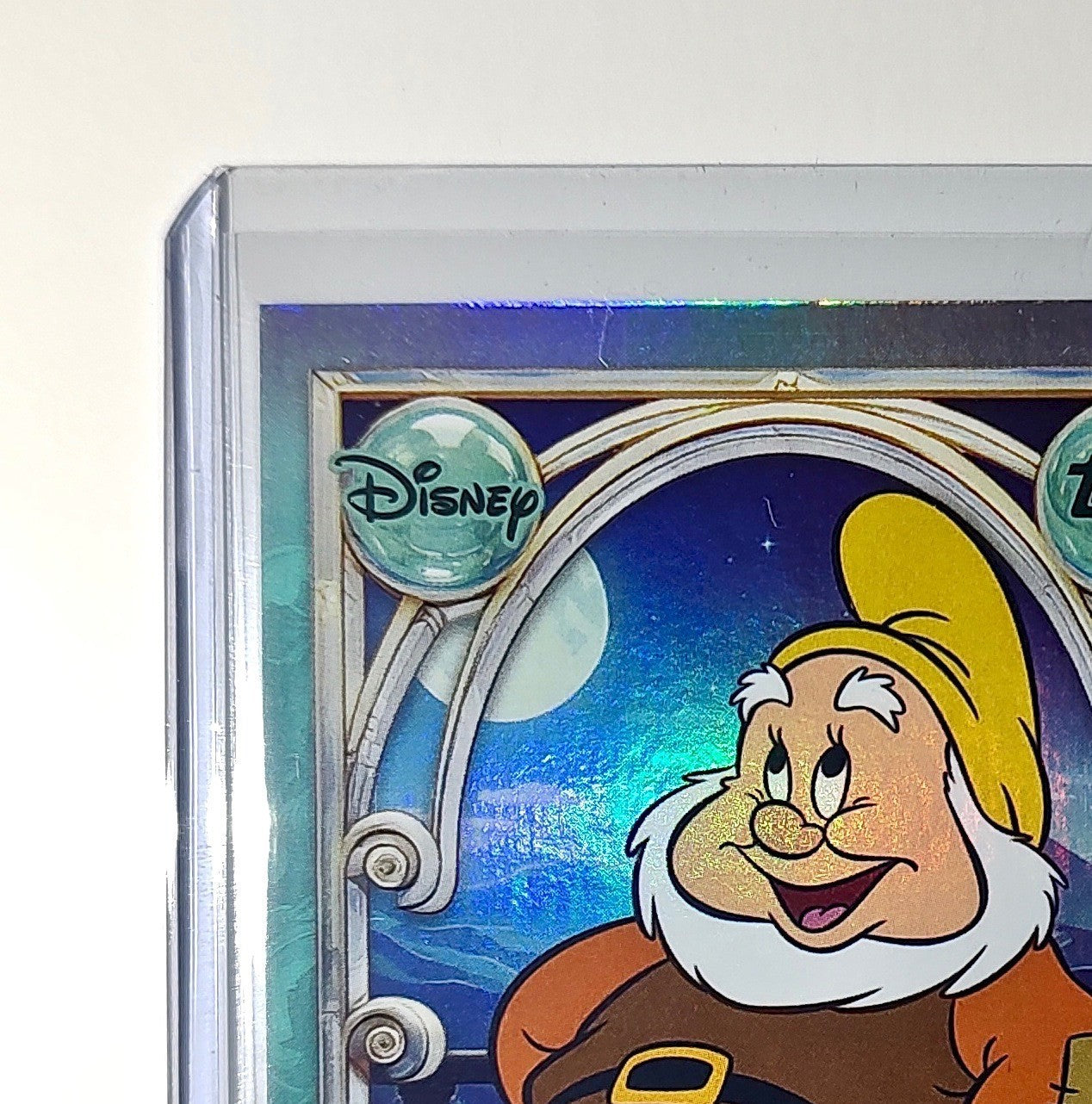 Happy 2025 Topps Disney Wonder #104 Diamond Card Snow White and the Seven Dwarfs