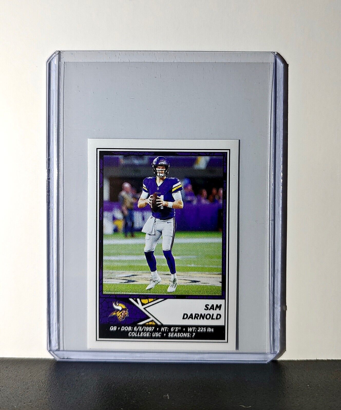 Sam Darnold 2024 Panini NFL Sticker #411 Minnesota Vikings