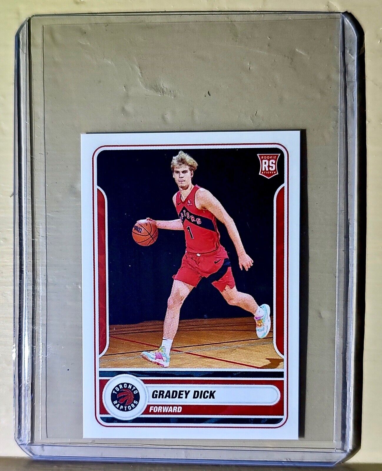 2023-24 Gradey Dick Panini NBA Basketball #274 Sticker Toronto Raptors