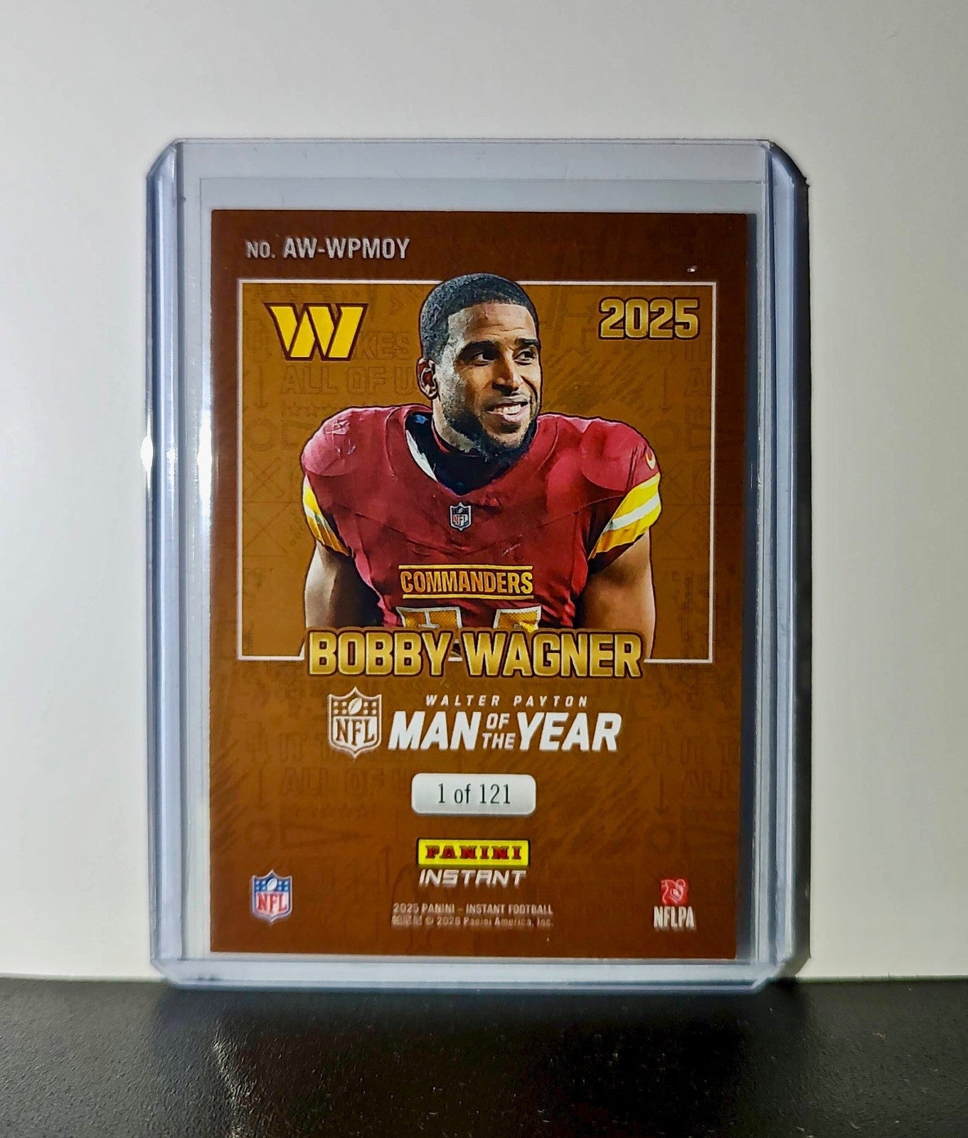 Bobby Wagner 2025 Panini NFL Walter Payton Man of the Year Card 1 of 121