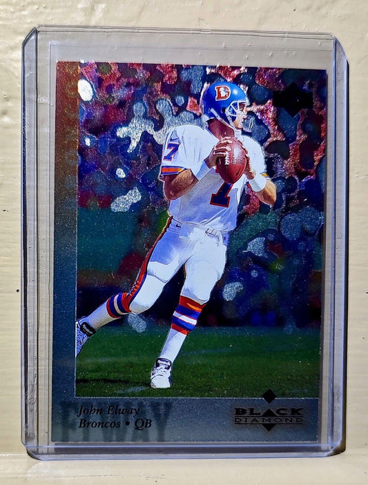 John Elway 1997 Upper Deck Black Diamond Football #43 NFL Card Denver Broncos