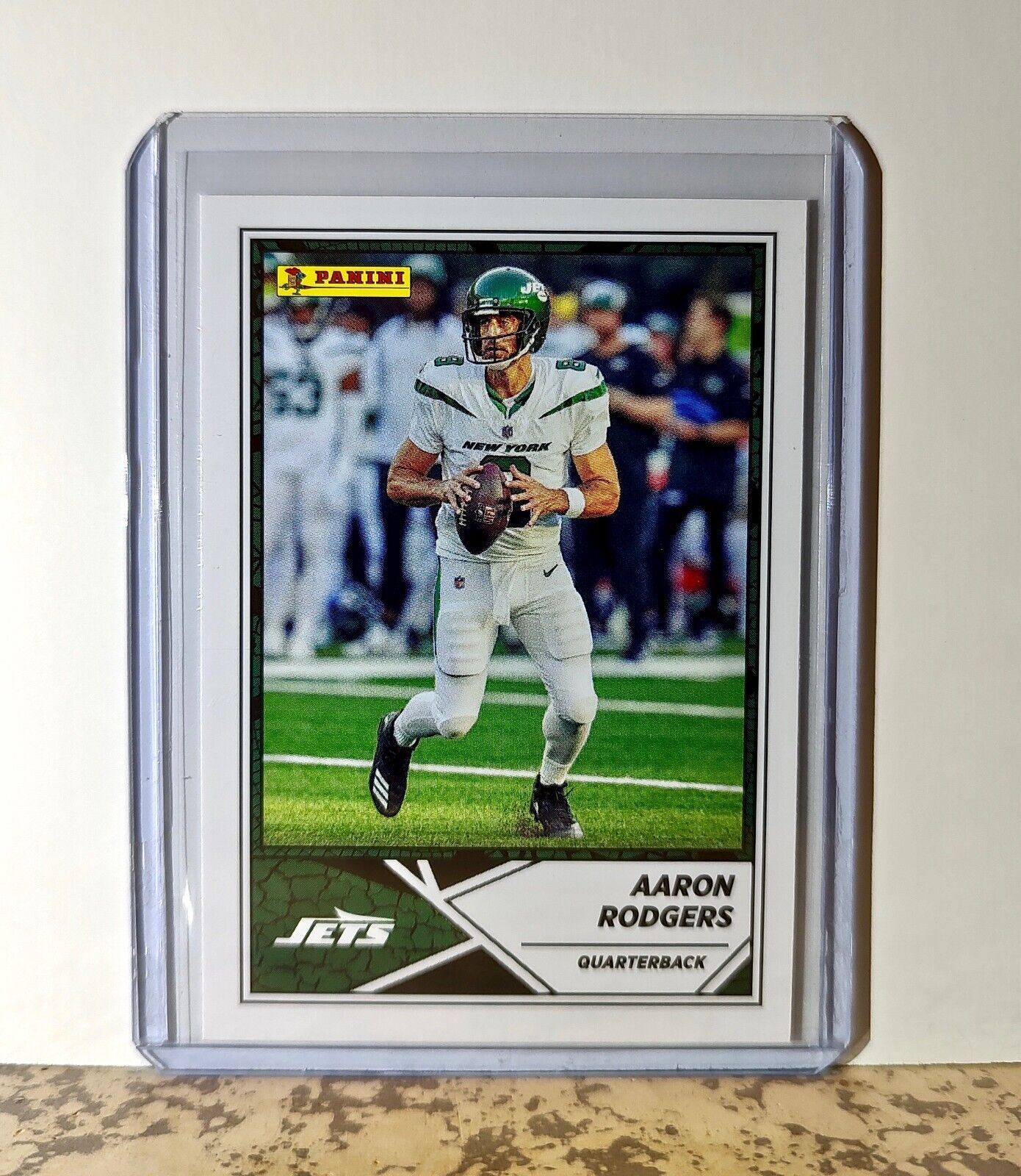 Aaron Rodgers 2024 Panini NFL #23 Sticker Card New York Jets