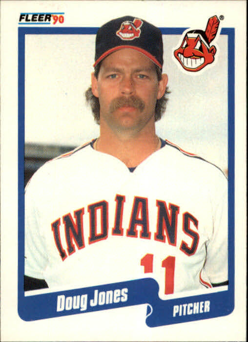 1990 Doug Jones Fleer Baseball Card #495