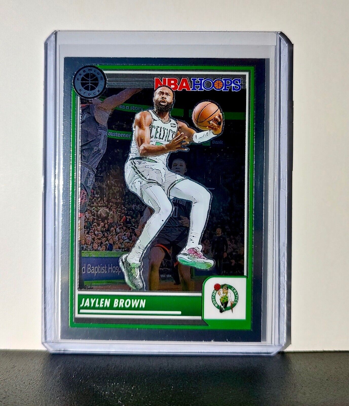 Jaylen Brown 2023-24 Panini Premium Stock NBA Hoops #81 Card Boston Celtics