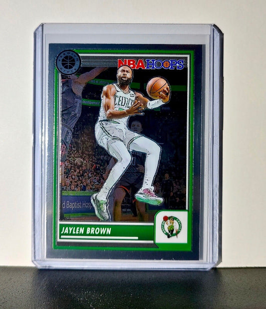 Jaylen Brown 2023-24 Panini Premium Stock NBA Hoops #81 Card Boston Celtics