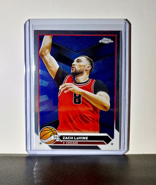 Zach LaVine 2023-24 Topps Chrome NBA #55 Card Chicago Bulls