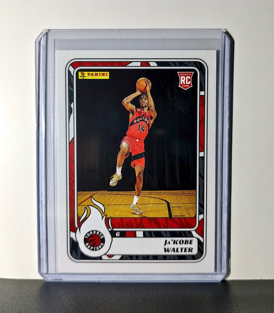 Ja'Kobe Walter Rookie 2024-25 Panini NBA #83 Sticker Card Toronto Raptors