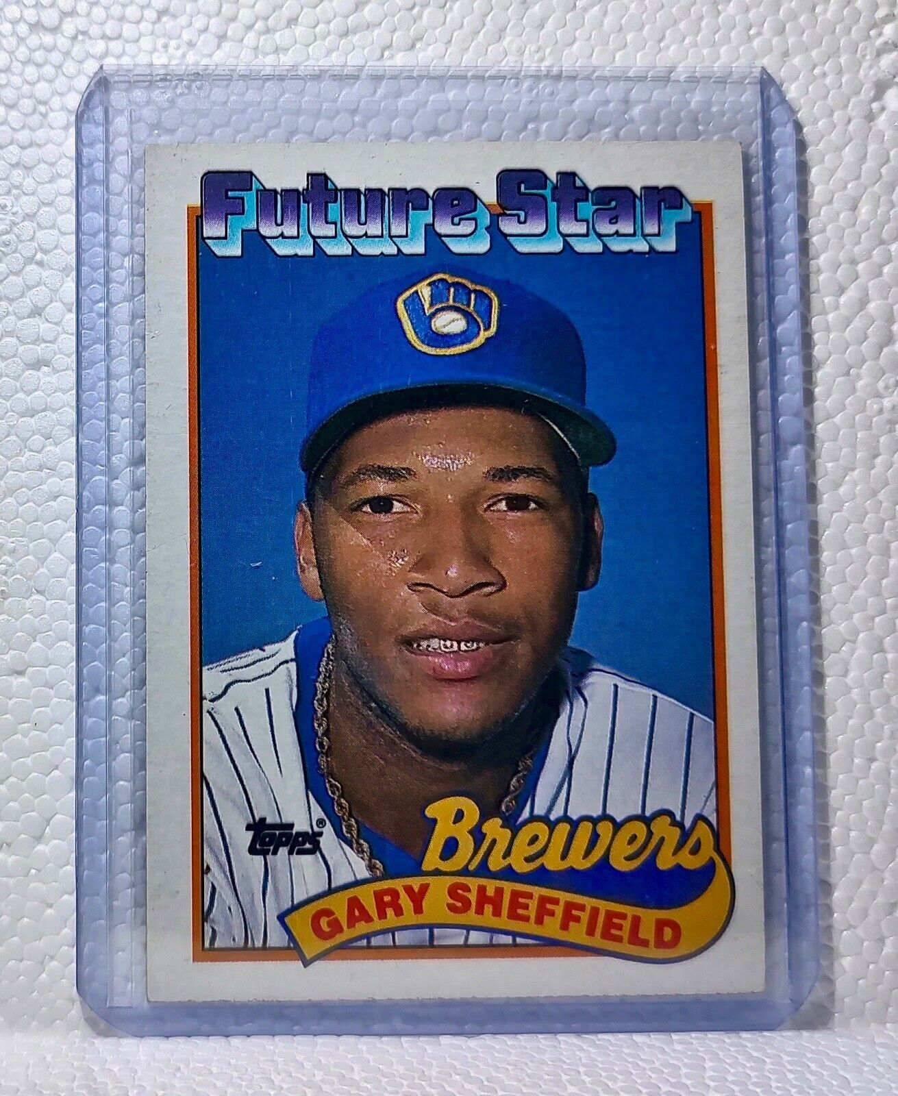 Gary Sheffield 1989 Topps MLB #343 Future Star Baseball Card Milwaukee Brewers