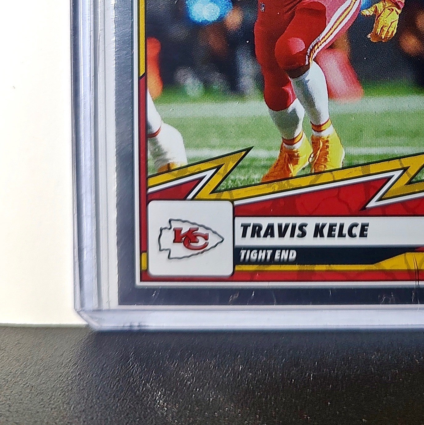Travis Kelce 2025 Panini NFL #56 Foil Sticker Card Kansas City Chiefs