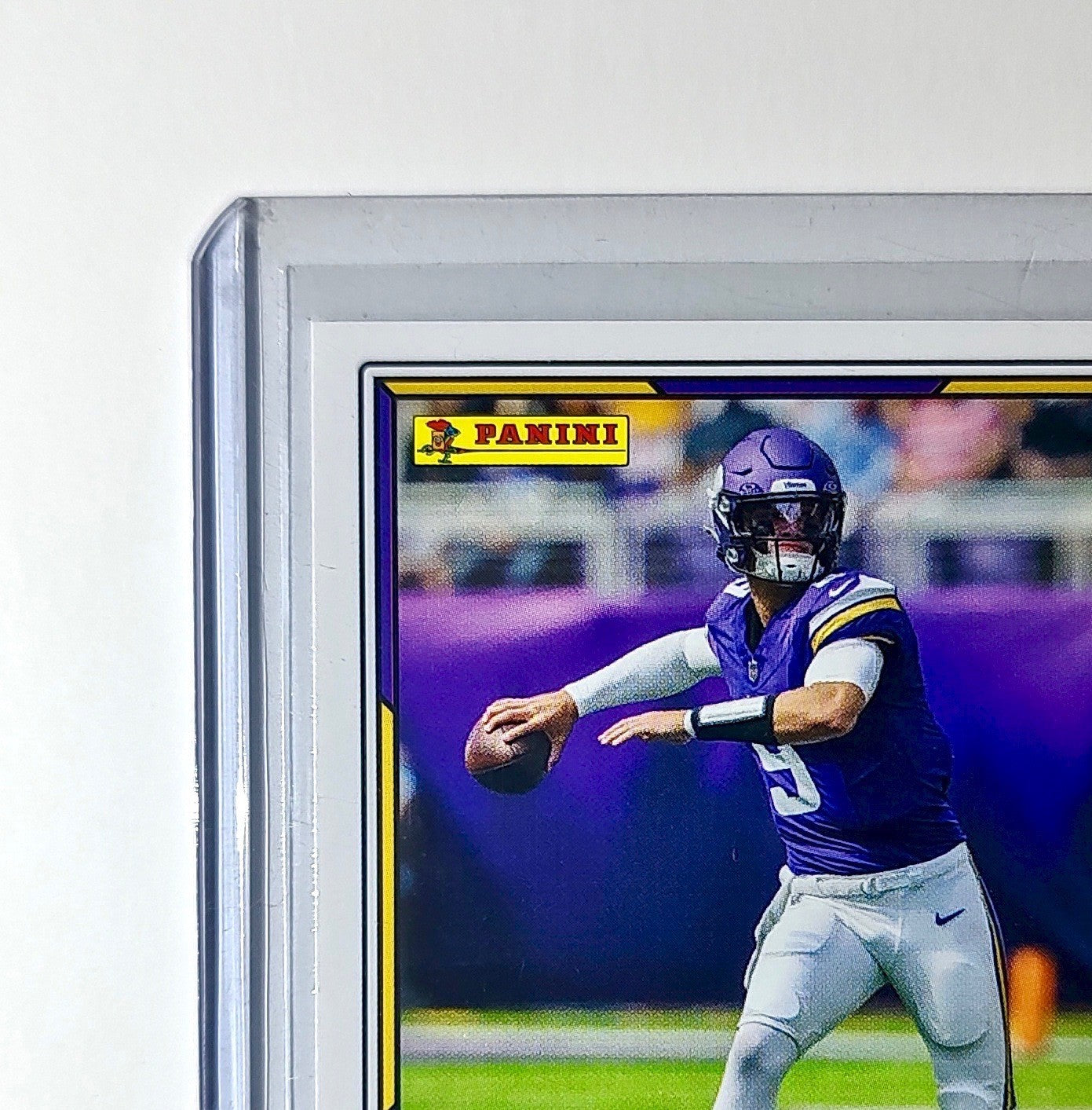 J.J. McCarthy 2025 Panini NFL #8 Sticker Card Minnesota Vikings