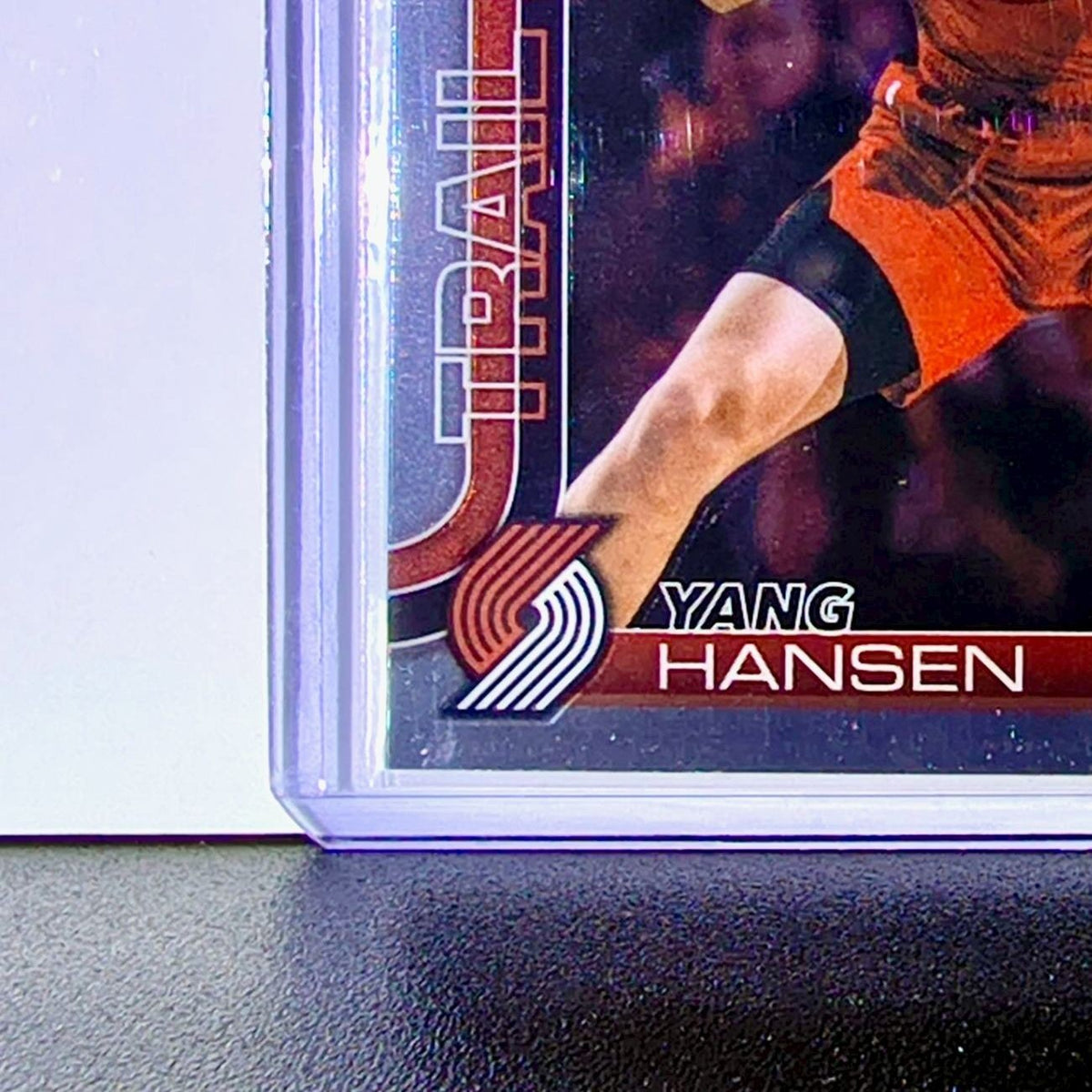 Yang Hansen Rookie 2025-26 NBA Topps Chrome Update #166 Card Trail Blazers