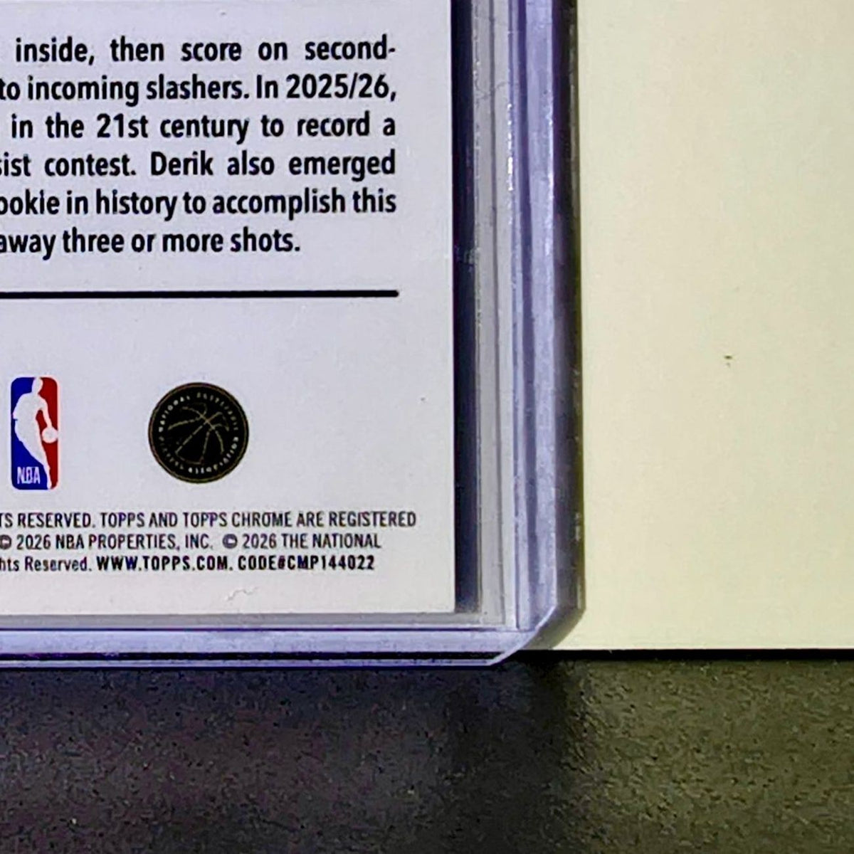 Derik Queen Rookie 2025-26 NBA Topps Chrome Update X-Fractor #163 Card Pelicans
