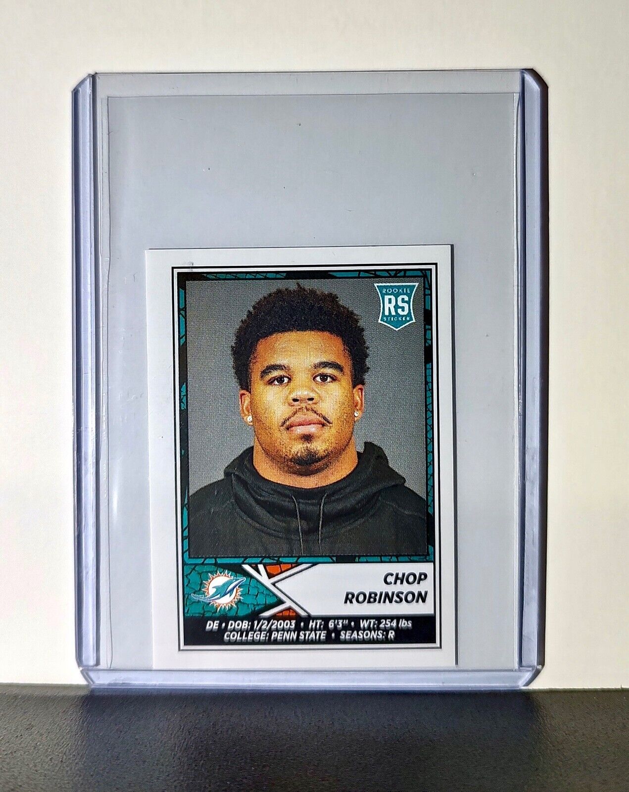 Chop Robinson 2024 Panini NFL Sticker #64 Rookie Miami Dolphins