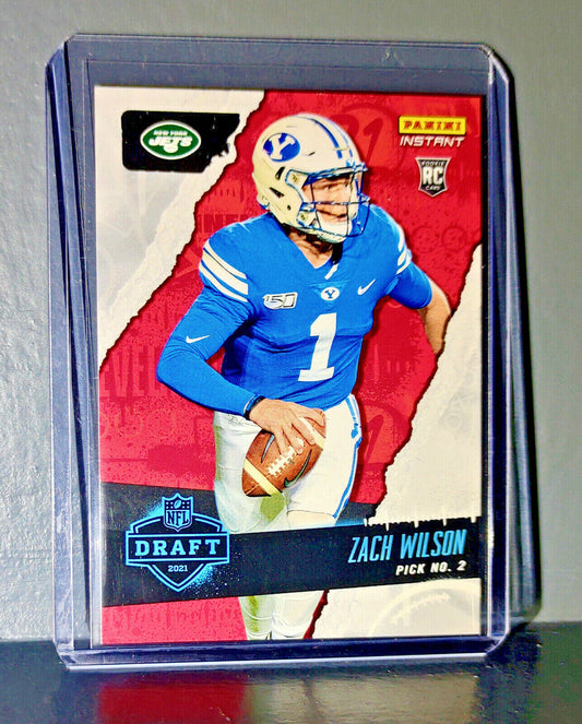 Zack Wilson 2021 Panini NFL Instant Draft Night #2 Rookie Card 1 of 2894