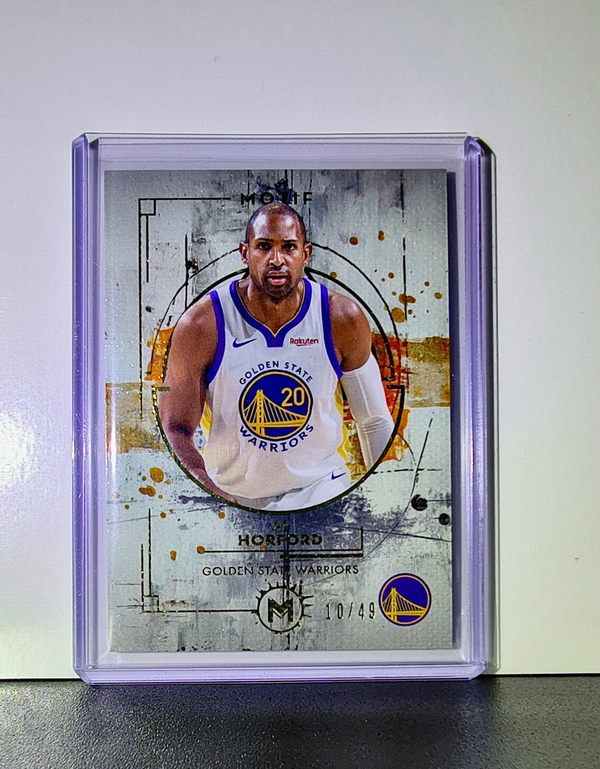Al Horford 2025-26 NBA Topps Motif Quinn Gold Basketball Card 10/49 GS Warriors