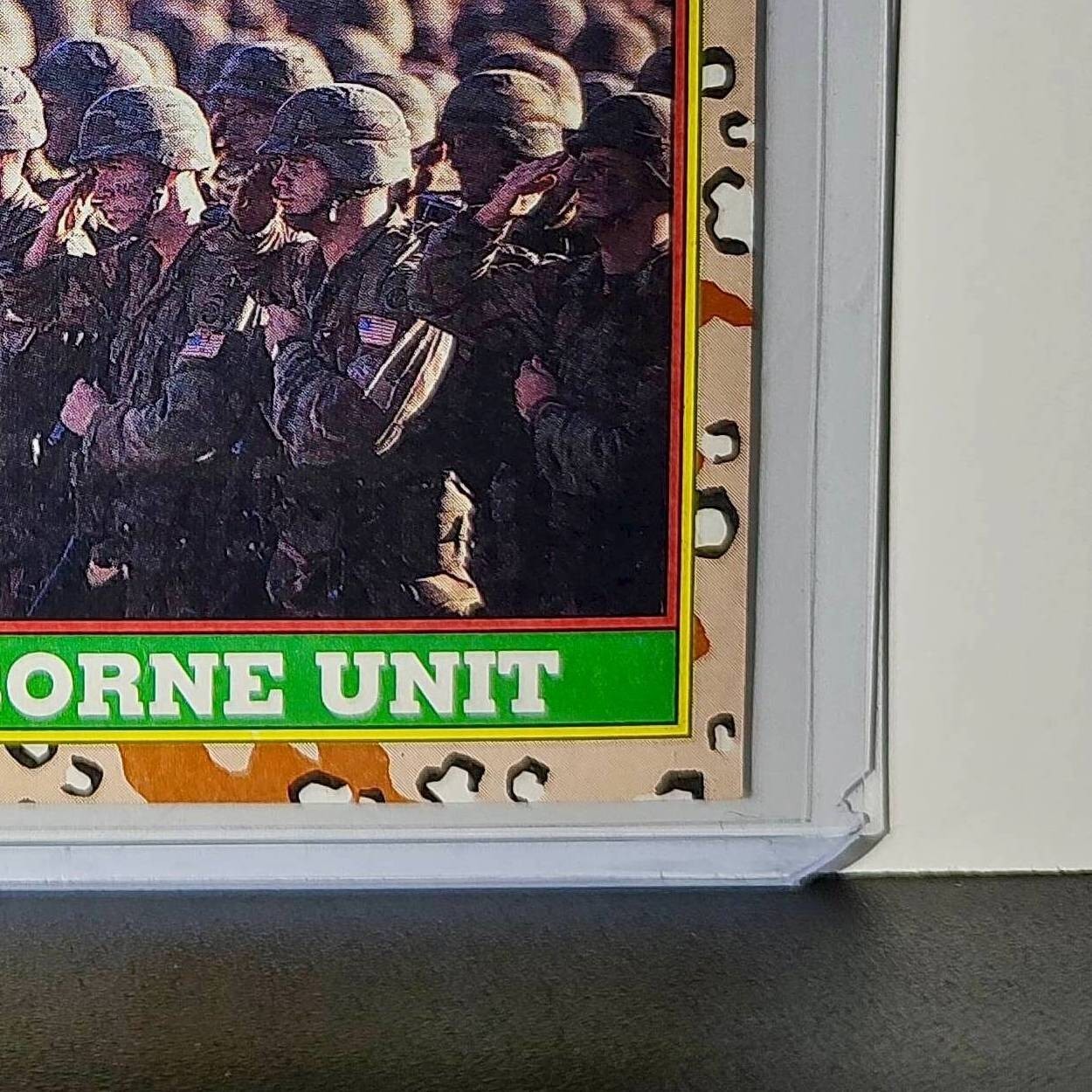 Airborne Unit 1991 Topps Desert Storm #68 Card